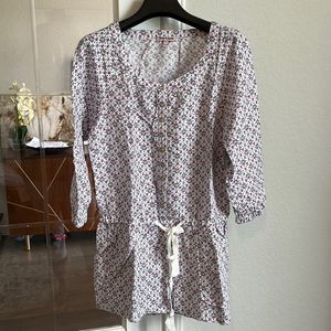 NWT Juicy couture floral romp Jumpsuit white flower